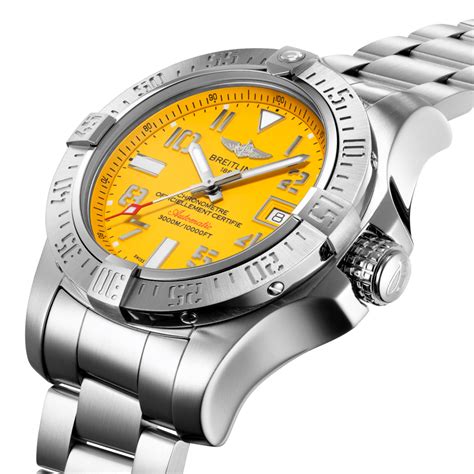 breitling seawolf titanium yellow|Breitling avenger seawolf yellow.